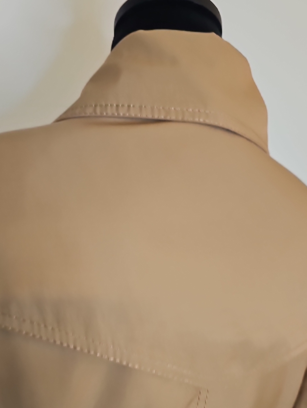 Vince Camuto Asymmetrical Zip Belted Trench Coat - Tan / Camel - Picture 5 of 14